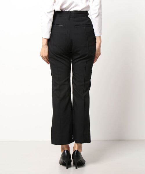 AULI（アウリィ）の「【低身長向けサイズ】レザーパイピングフレアパンツ（スラックス・レディース・ブラック/ベージュ/グリーン・S/XS/XXS）」の19枚目の写真