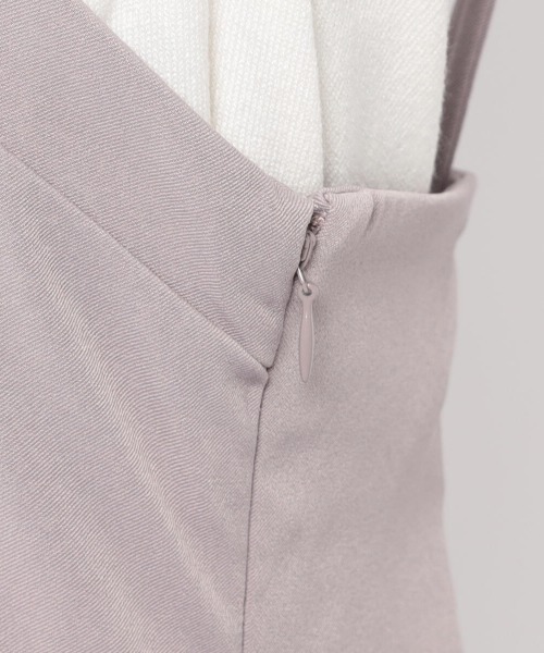 MISCH MASCH（ミッシュマッシュ）の「レース切替ジャンパースカート（ジャンパースカート・レディース・ライトブルー/ブラック/モカ・MEDIUM）」の9枚目の写真