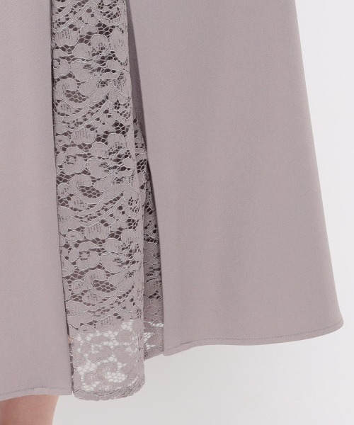 MISCH MASCH（ミッシュマッシュ）の「レース切替ジャンパースカート（ジャンパースカート・レディース・ライトブルー/ブラック/モカ・MEDIUM）」の11枚目の写真