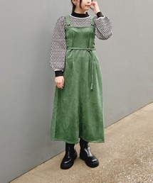 As Know As Plus アズノゥアズプラスのワンピース ドレス グリーン カーキ 緑色系 通販 Zozotown