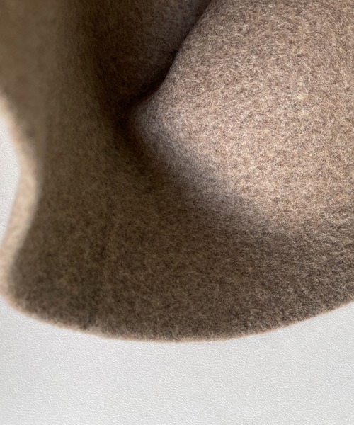 wee9s（ウィークス）の「wool bucket hat / ウールバケットハット（ハット・レディース・ブラック/ベージュ/ブラウン・FREE）」の7枚目の写真