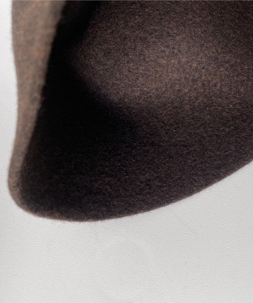 wee9s（ウィークス）の「wool bucket hat / ウールバケットハット（ハット・レディース・ブラック/ベージュ/ブラウン・FREE）」の5枚目の写真
