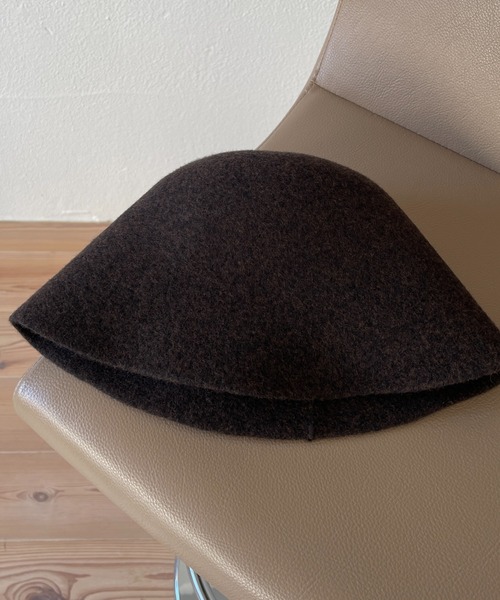 wee9s（ウィークス）の「wool bucket hat / ウールバケットハット（ハット・レディース・ブラック/ベージュ/ブラウン・FREE）」の9枚目の写真