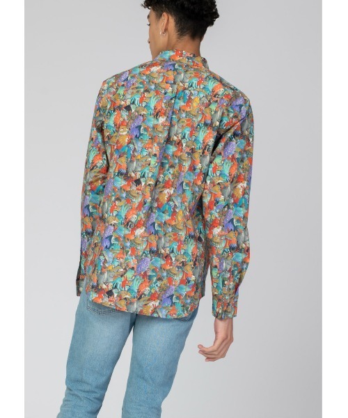 Design Tshirts Store graniph(デザイン ティーシャツ ストア グラニフ)の「怪物園 パターン(junaida)|コラボシャツ(シャツ/ブラウス・メンズ・マルチ・SMALL/MEDIUM/LARGE)」の4枚目の写真