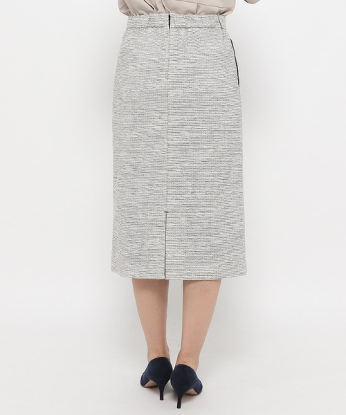 LEPSIM（レプシィム）の「ツイードタイトスカート[2022春夏]　239422（スーツスカート・レディース・ネイビー/ホワイト系その他・MEDIUM/LARGE）」の13枚目の写真