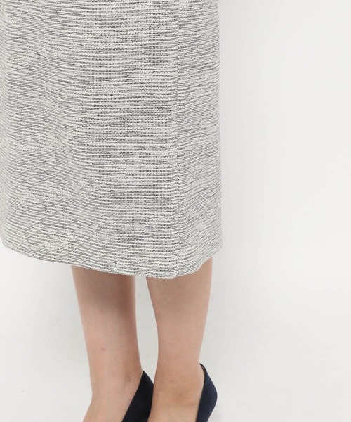 LEPSIM（レプシィム）の「ツイードタイトスカート[2022春夏]　239422（スーツスカート・レディース・ネイビー/ホワイト系その他・MEDIUM/LARGE）」の3枚目の写真