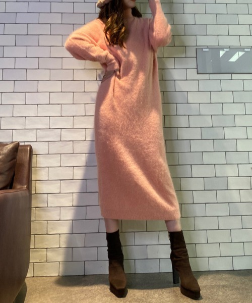 アンゴラタートルニットワンピース ワンピース Eimy Istoire エイミーイストワール のファッション通販 Zozotown