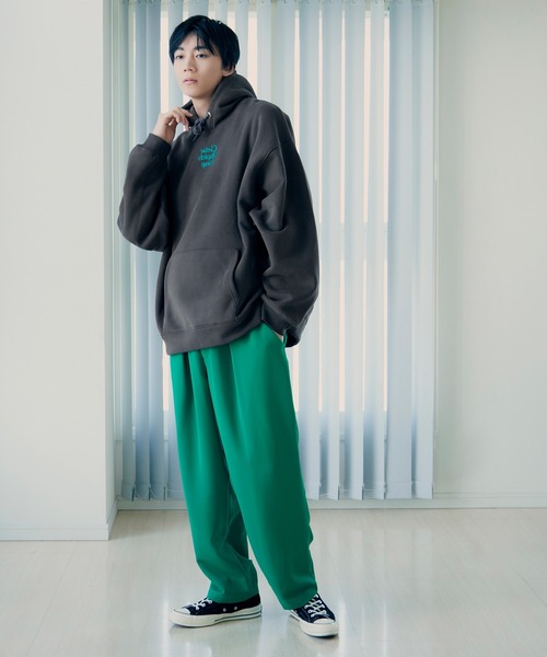 re_k by JUNRED（レクバイジュンレッド）の「re_k by JUNRED / バルーンスリーブBIGプルパーカー（パーカー・メンズ・ライトグレー/モスグリーン/ライトグリーン/グレー/ブラック系その他2/ブラック系その他・S/M/L/LL）」の7枚目の写真