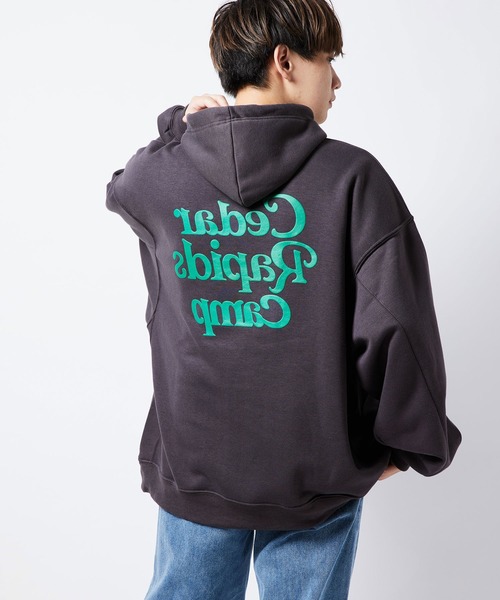 re_k by JUNRED（レクバイジュンレッド）の「re_k by JUNRED / バルーンスリーブBIGプルパーカー（パーカー・メンズ・ライトグレー/モスグリーン/ライトグリーン/グレー/ブラック系その他2/ブラック系その他・S/M/L/LL）」の19枚目の写真