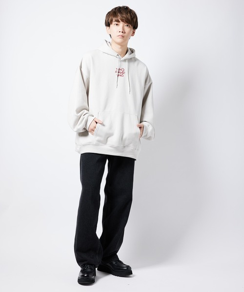 re_k by JUNRED（レクバイジュンレッド）の「re_k by JUNRED / バルーンスリーブBIGプルパーカー（パーカー・メンズ・ライトグレー/モスグリーン/ライトグリーン/グレー/ブラック系その他2/ブラック系その他・S/M/L/LL）」の12枚目の写真