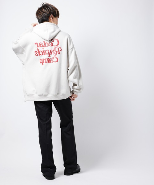 re_k by JUNRED（レクバイジュンレッド）の「re_k by JUNRED / バルーンスリーブBIGプルパーカー（パーカー・メンズ・ライトグレー/モスグリーン/ライトグリーン/グレー/ブラック系その他2/ブラック系その他・S/M/L/LL）」の13枚目の写真