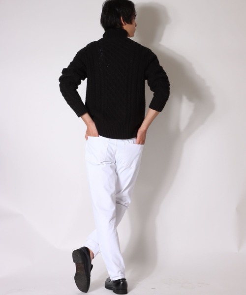 LEVENDIS(レベンディス)の「メンズ ストレッチスキニーデニムパンツ(デニムパンツ・メンズ・ブルー/ブラック/ライトブルー/ブラック系その他/ブルー系その他/ホワイト/グレー・SMALL/MEDIUM/LARGE)」の8枚目の写真