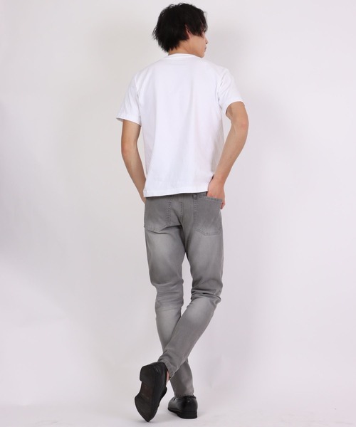 LEVENDIS(レベンディス)の「メンズ ストレッチスキニーデニムパンツ(デニムパンツ・メンズ・ブルー/ブラック/ライトブルー/ブラック系その他/ブルー系その他/ホワイト/グレー・SMALL/MEDIUM/LARGE)」の11枚目の写真