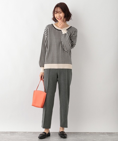 GLOBAL WORK(グローバルワーク)の「ウールライクスゴラクカットパンツ/254835(その他パンツ・レディース・グレー系その他/その他/ダークグレー・LARGE/MEDIUM)」の4枚目の写真