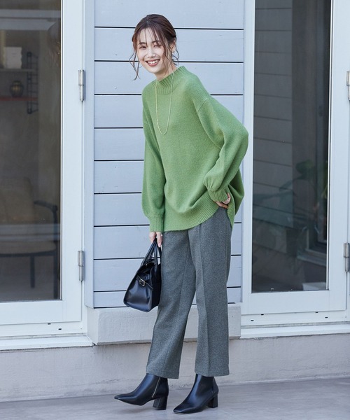 GLOBAL WORK(グローバルワーク)の「ウールライクスゴラクカットパンツ/254835(その他パンツ・レディース・グレー系その他/その他/ダークグレー・LARGE/MEDIUM)」の21枚目の写真