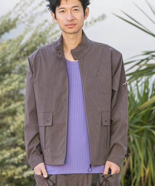 CALL&RESPONSE（コールアンドレスポンス）の「mta465-トタンリブ-タンクトップ（タンクトップ・メンズ・ホワイト/カーキ/ブラック/ベージュ/パープル・2/4）」の22枚目の写真