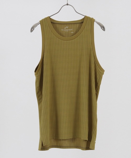 CALL&RESPONSE（コールアンドレスポンス）の「mta465-トタンリブ-タンクトップ（タンクトップ・メンズ・ホワイト/カーキ/ブラック/ベージュ/パープル・2/4）」の13枚目の写真
