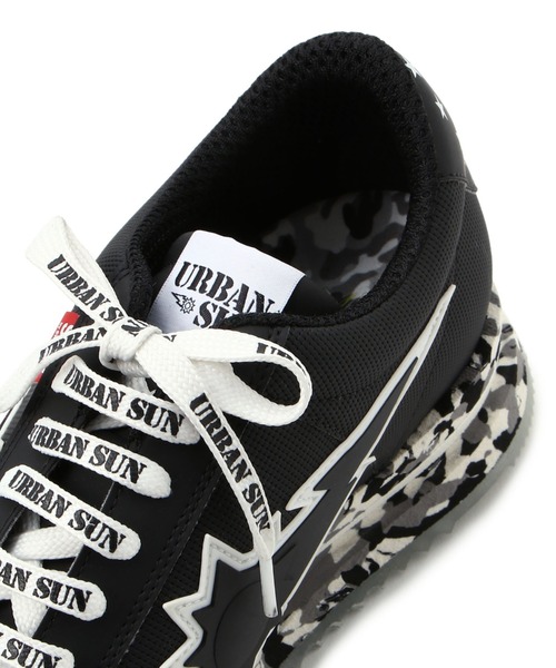 【美品】URBANSUN × SY32 スニーカー ブラック URBAN SUN×SY32 by SWEETYEARS/アーバンサン×エスワイサーティ