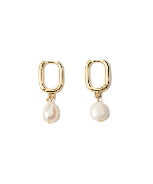 B:MING by BEAMS（ビーミングバイビームス）の「淡水 パール ピアス（ピアス（両耳用）・レディース・ホワイト・ONE SIZE）」の2枚目の写真