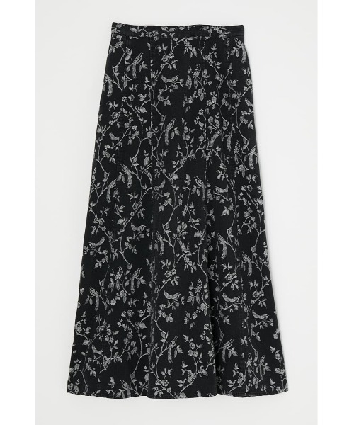 MOUSSY（マウジー）の「GARDEN JACQUARD MAXI スカート（スカート・レディース・ブラック/ブルー・2/1/0）」の10枚目の写真