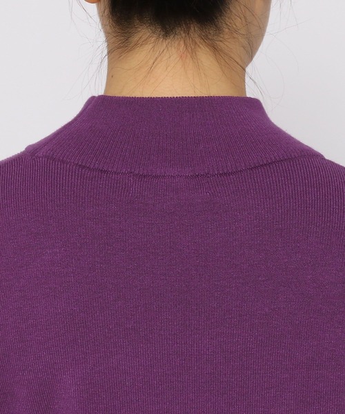 PAGEBOY(ページボーイ)の「ハイネックボリュームプルオーバー(ニット/セーター・レディース・パープル/ブラウン/オフホワイト/グレイッシュベージュ/ブルー系その他/グリーン系その他7/ブラック・FREE)」の20枚目の写真