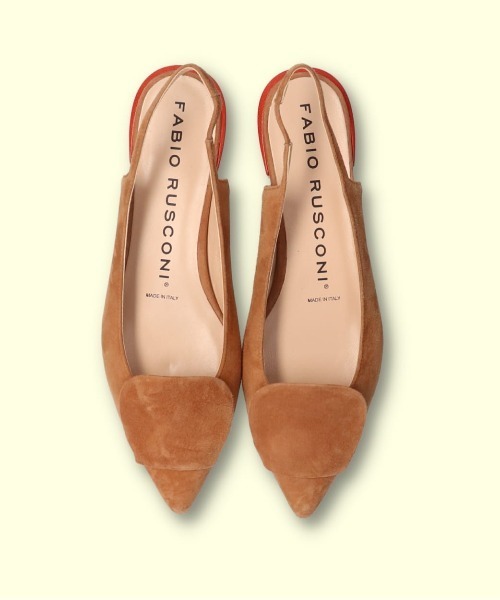 FABIO RUSCONI（ファビオルスコーニ）の「【FABIO RUSCONI】オーナメント付ポインテッドバックバンド(F21304)（パンプス・レディース・ライトベージュ/ベージュ系その他/キャメル/ブラック系その他・39/36/38/37/35）」の4枚目の写真