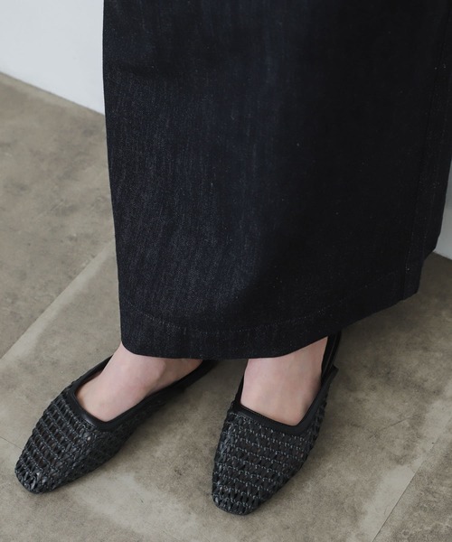 SENSE OF PLACE by URBAN RESEARCH（センスオブプレイスバイアーバンリサーチ）の「メッシュミュール（その他シューズ・レディース・ホワイト/ブラック/ベージュ・SMALL/MEDIUM/LARGE）」の9枚目の写真