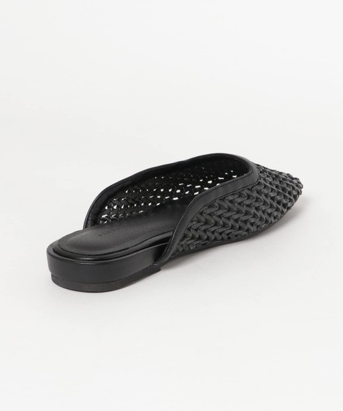 SENSE OF PLACE by URBAN RESEARCH（センスオブプレイスバイアーバンリサーチ）の「メッシュミュール（その他シューズ・レディース・ホワイト/ブラック/ベージュ・SMALL/MEDIUM/LARGE）」の4枚目の写真