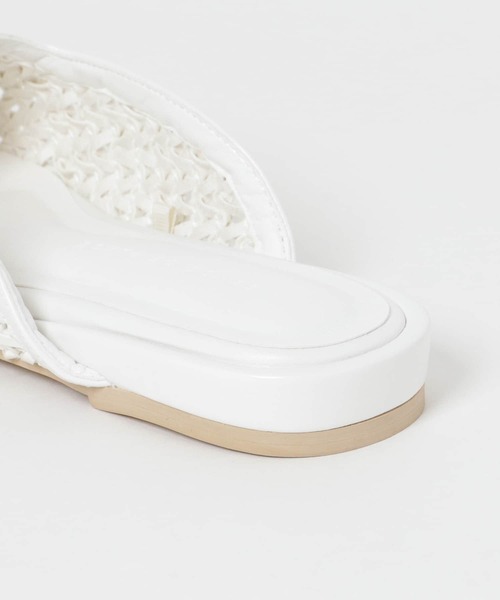 SENSE OF PLACE by URBAN RESEARCH（センスオブプレイスバイアーバンリサーチ）の「メッシュミュール（その他シューズ・レディース・ホワイト/ブラック/ベージュ・SMALL/MEDIUM/LARGE）」の6枚目の写真