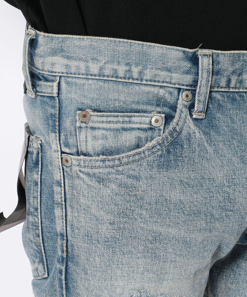 BACKLASH（バックラッシュ）の「ISAMUKATAYAMA BACKLASH/イサムカタヤマ バックラッシュ/デストロイデニムパンツ（デニムパンツ・メンズ・ライトインディゴブルー・LARGE/MEDIUM）」の9枚目の写真