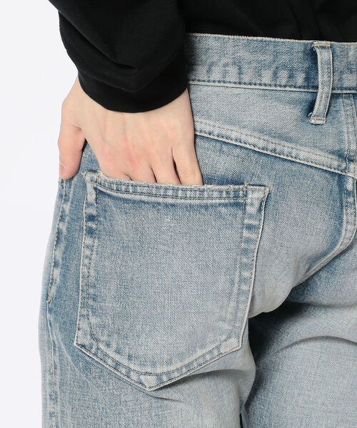 BACKLASH（バックラッシュ）の「ISAMUKATAYAMA BACKLASH/イサムカタヤマ バックラッシュ/デストロイデニムパンツ（デニムパンツ・メンズ・ライトインディゴブルー・LARGE/MEDIUM）」の11枚目の写真