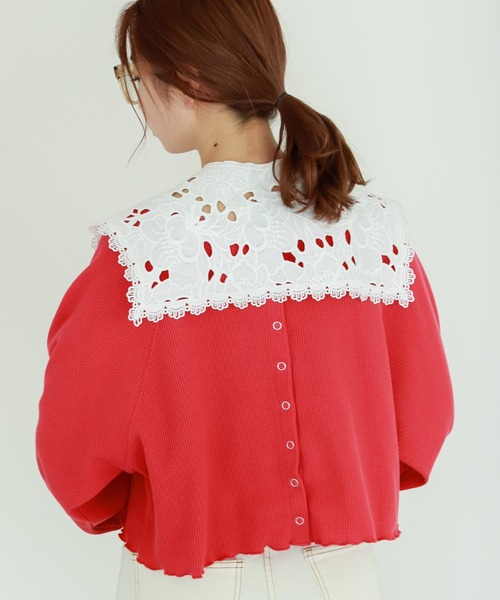 Birthday room(バースデイルーム)の「コットンレース付け襟(付け襟・レディース・ホワイト・FREE)」の11枚目の写真