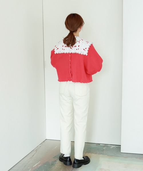 Birthday room(バースデイルーム)の「コットンレース付け襟(付け襟・レディース・ホワイト・FREE)」の12枚目の写真