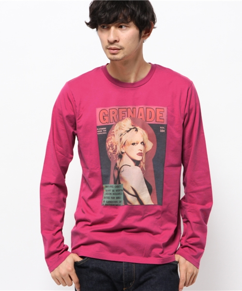 HYSTERIC GLAMOUR（ヒステリックグラマー）の「CL/MAGAZINE COVER pt T-SH（Tシャツ/カットソー・メンズ・ホワイト/ピンク/ブラック・SMALL/MEDIUM/LARGE）」の15枚目の写真
