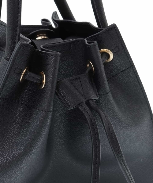 OFUON le MK（オフオンルエムケー）の「【2WAY】キューブショルダーバッグ（ショルダーバッグ・レディース・ブラック/アイボリー・38）」の6枚目の写真