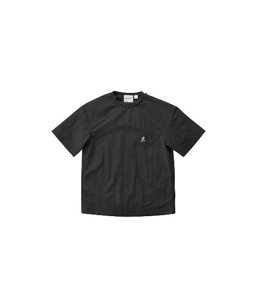 Gramicci(グラミチ)の「GRAMICCI グラミチ KIDS SHELL CAMP TEE シェルキャンプTシャツ 半袖(Tシャツ/カットソー・キッズ・サックスブルー/マスタード/グリーン系その他/テラコッタ/カラフル/ブラック/カモフラージュ/タン・100/110/120/130)」の2枚目の写真