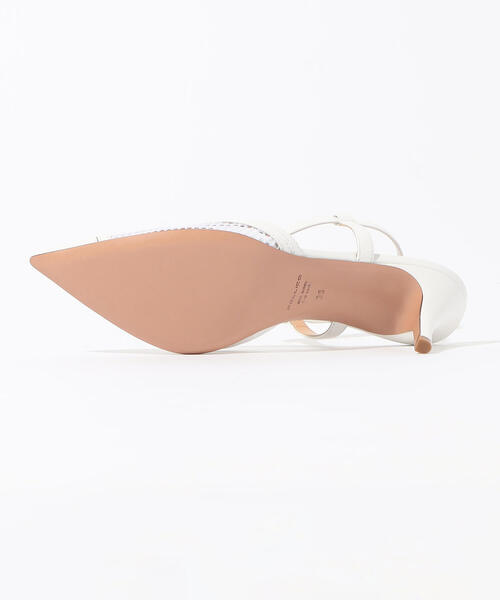 TOMORROWLAND （トゥモローランド）の「PELLICO メッシュアンクルストラップパンプス（パンプス・レディース・ホワイト・38/36/37）」の3枚目の写真