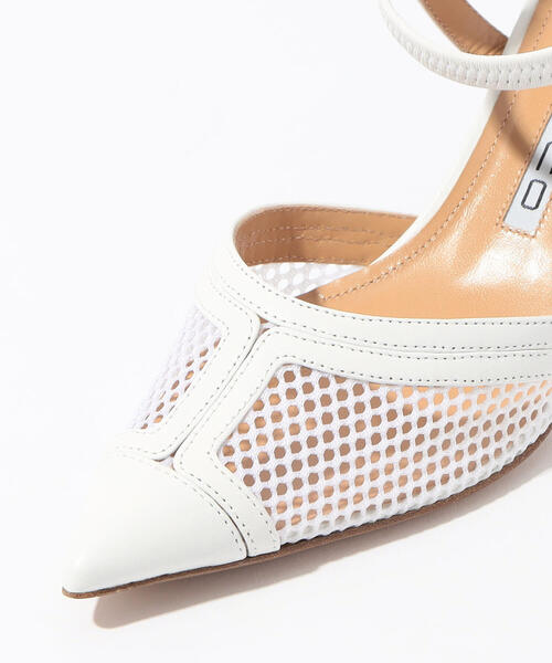 TOMORROWLAND （トゥモローランド）の「PELLICO メッシュアンクルストラップパンプス（パンプス・レディース・ホワイト・38/36/37）」の5枚目の写真