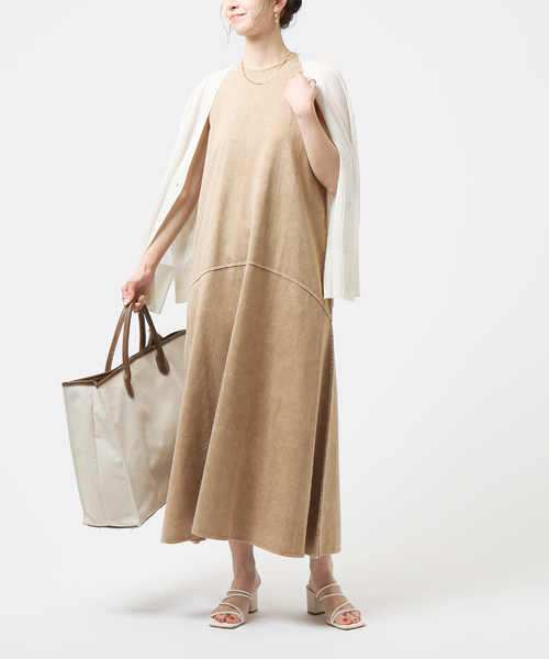 Simplicite（サンプリシテ）の「snowウォッシュアメスリワンピース（ワンピース・レディース・ブラック/ブラウン・FREE）」の11枚目の写真