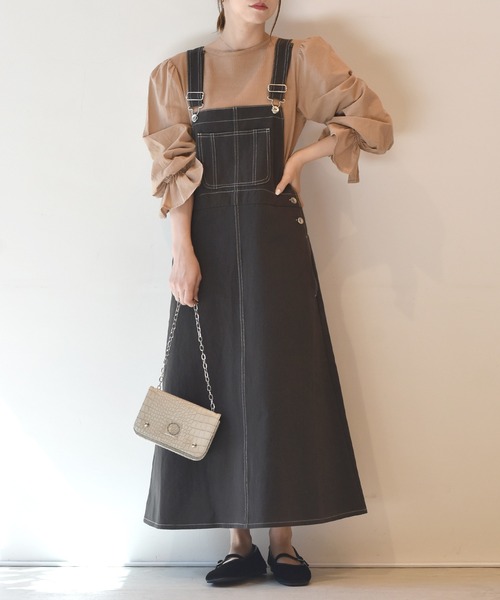 ブランド古着 サロペットスカート ジャンパースカート W Closet ダブルクローゼット のファッション通販 Zozoused