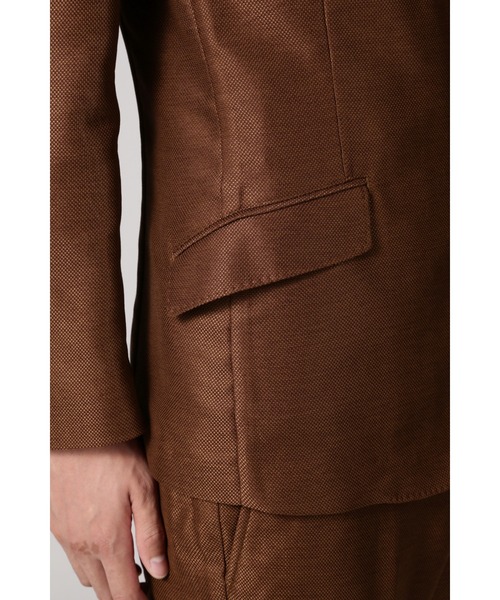 【定価28,600円】HIGH STREET∴カラミ織ジャケット セール】HIGH STREET∴カラミ織ジャケット（テーラード