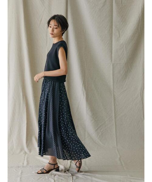 AMERICAN HOLIC（アメリカンホリック）の「切り替えフレアイレヘムスカート（スカート・レディース・ドット/ストライプ・L/M）」の10枚目の写真