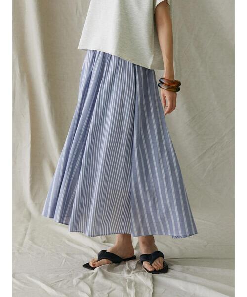 AMERICAN HOLIC（アメリカンホリック）の「切り替えフレアイレヘムスカート（スカート・レディース・ドット/ストライプ・L/M）」の14枚目の写真