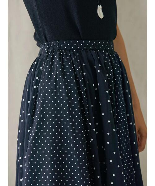 AMERICAN HOLIC（アメリカンホリック）の「切り替えフレアイレヘムスカート（スカート・レディース・ドット/ストライプ・L/M）」の20枚目の写真