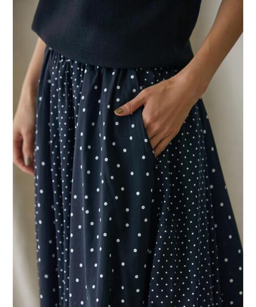 AMERICAN HOLIC（アメリカンホリック）の「切り替えフレアイレヘムスカート（スカート・レディース・ドット/ストライプ・L/M）」の21枚目の写真