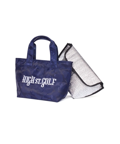 HIGH STREET（ハイストリート）の「【UNISEX】HIGH ST. GOLF∴3Dロゴ刺繍 カモ柄カートバッグ（トートバッグ・メンズ・ネイビー/ブラック・F）」の13枚目の写真