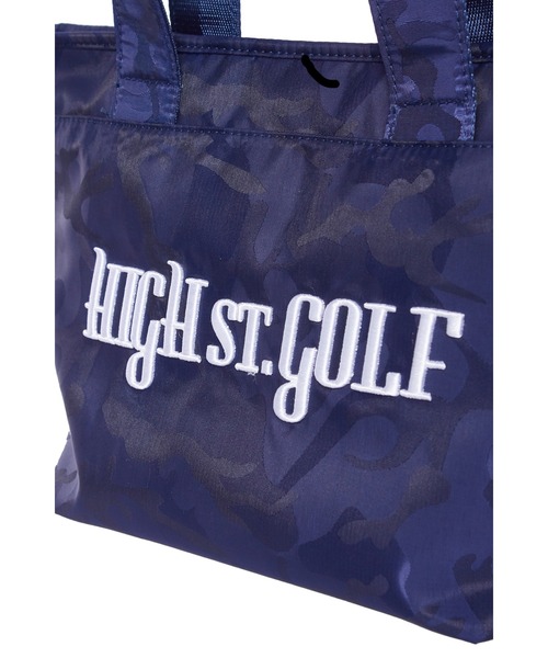 HIGH STREET（ハイストリート）の「【UNISEX】HIGH ST. GOLF∴3Dロゴ刺繍 カモ柄カートバッグ（トートバッグ・メンズ・ネイビー/ブラック・F）」の14枚目の写真