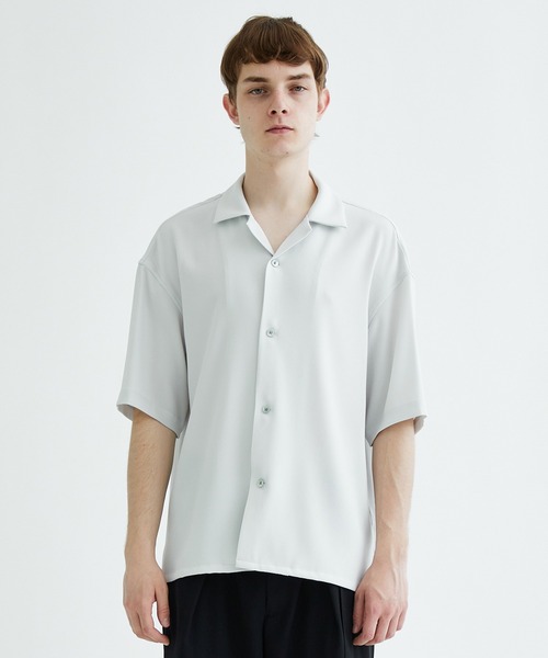 city(シティ)の「OPEN COLLAR SHIRTS(シャツ/ブラウス・メンズ・ライトグレー/ダークグレー/ブラック/ダークグリーン/インディゴブルー・1/2/3)」の12枚目の写真