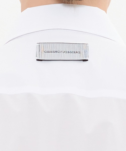 DRESSEDUNDRESSED(ドレスドアンドレスド)の「Layered Oversized Shirt(シャツ/ブラウス・メンズ・ホワイト/ブラック/サックスブルー・2/4/3)」の21枚目の写真