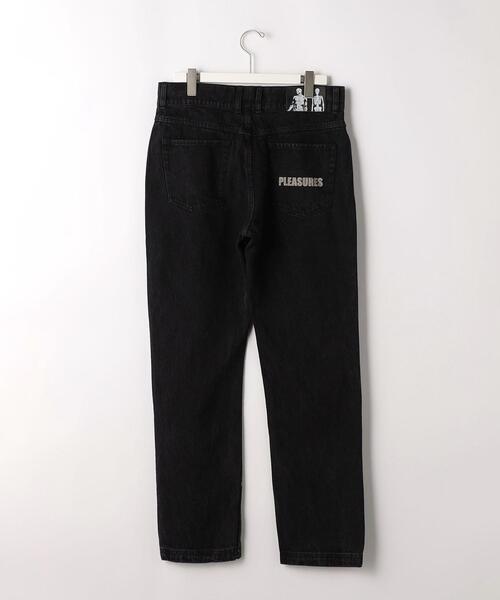 PLEASURES(プレジャー)の「<PLEASURES> WALK ON ME DENIM/デニムパンツ(デニムパンツ・メンズ・ブラック・30inch/28inch/32inch)」の6枚目の写真